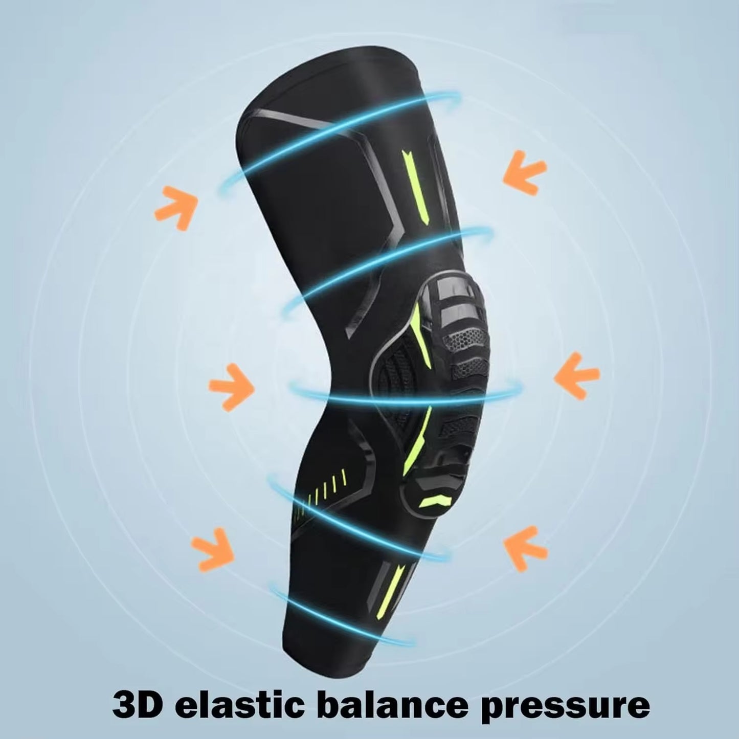 Honeycomb Anti Collision Patella Compression Basketball Knee Pad